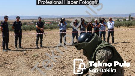 Tarlada bulunan el bombası paniği: Tire’de etkisiz hale getirildi