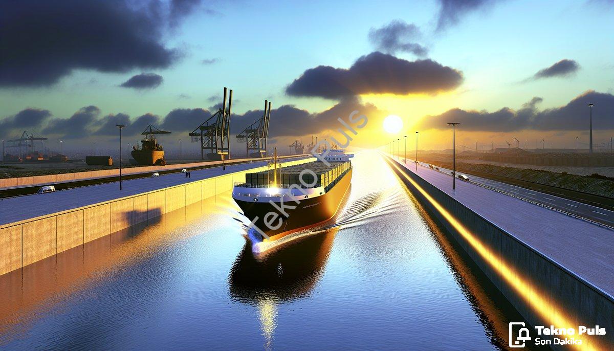 Kanal İstanbul'da Tarihi An: İlk Ticari Gemi Geçti!