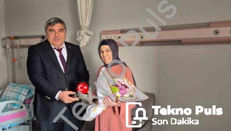 Hastanede Öğretmenler Günü: Emine Öğretmene Duygulandıran Ziyaret