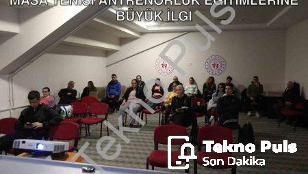 Muğla’da Sporun Geleceği Şekilleniyor: Masa Tenisi Antrenörlük Eğitimlerine Büyük İlgi