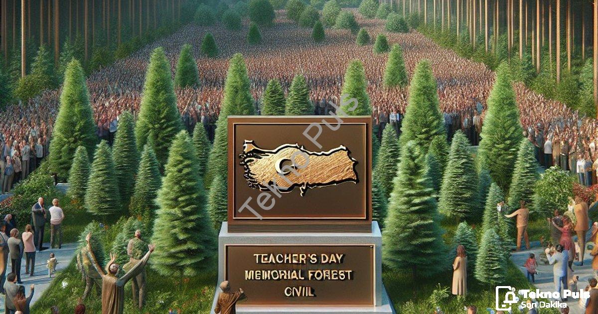 "Çivril’de Öğretmenler Günü’ne Özel Anlamlı Hediye: Hatıra Ormanı Kuruldu" başlıklı haber için fotor