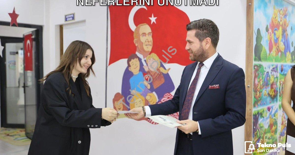 "Başkan Kadir Tatık 24 Kasım'da Eğitim Neferlerini Unutmadı" başlıklı haber için fotorealistik, prof