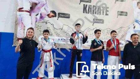 Aliağalı Genç Karateciler Denizli’de Fırtına Gibi Esti: 4 Madalya