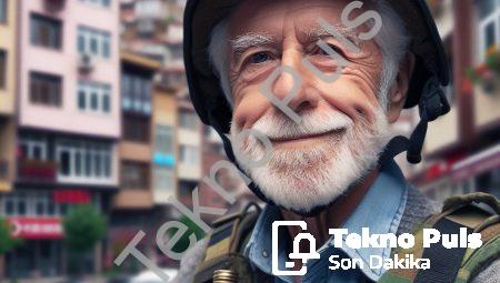 Denizli’de Kask Yerine Miğfer Takan Hasan Dede Viral Oldu