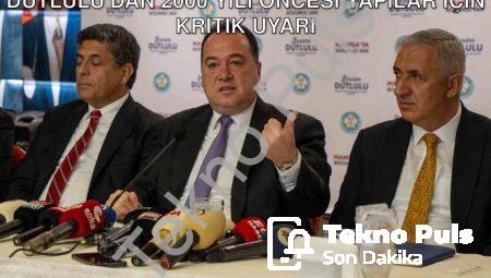 Manisa’da Deprem Tartışması: Başkan Dutlulu’dan 2000 Yılı Öncesi Yapılar İçin Kritik Uyarı