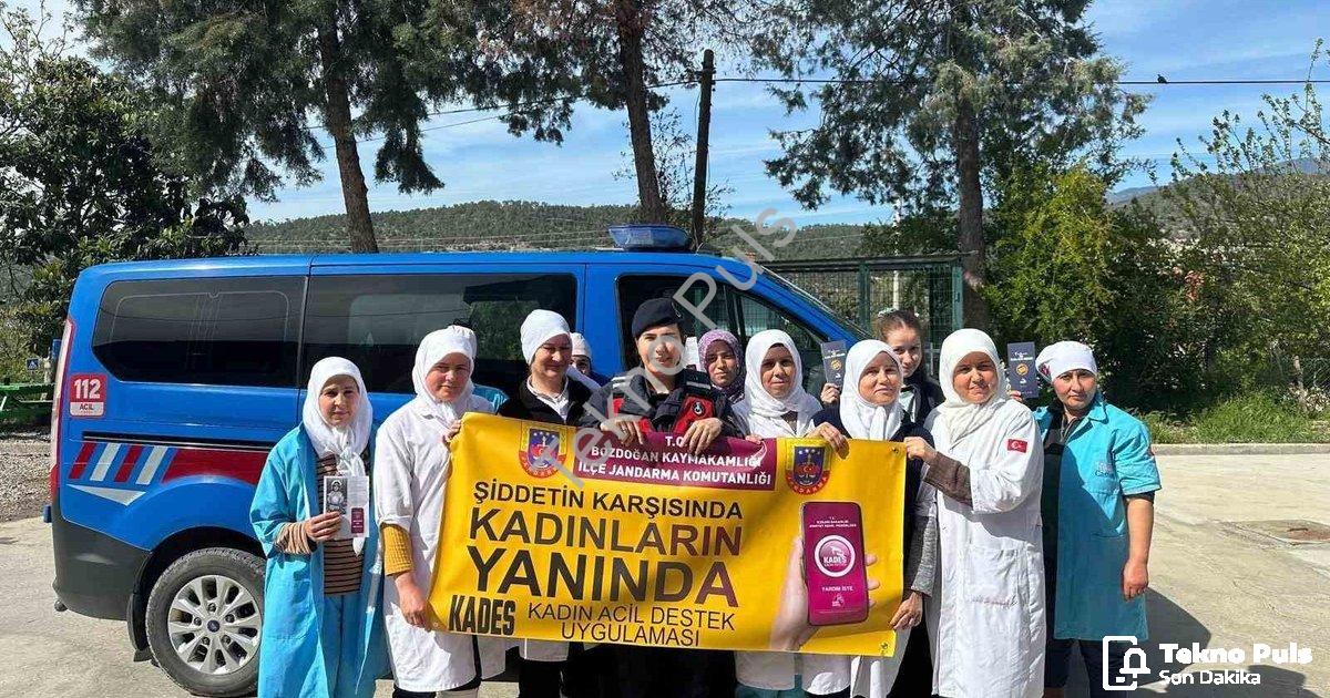 "Aydın Bozdoğan'da Kadınlara KADES Eğitimi ve Güvenlik Bilgilendirmesi" başlıklı haber için fotoreal