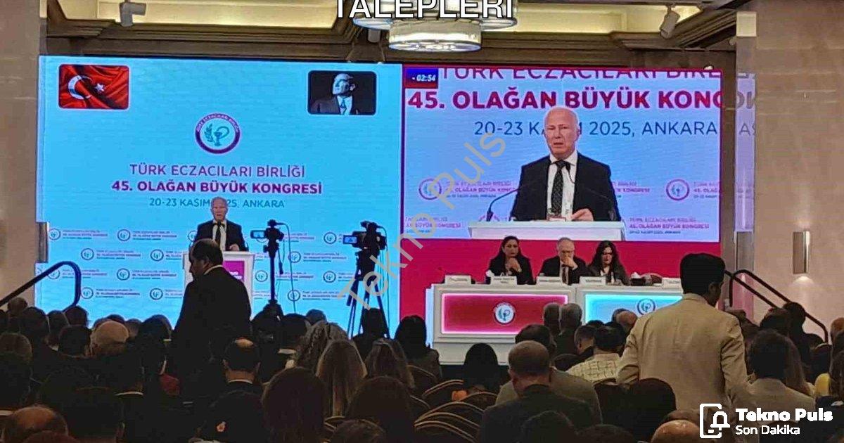 "Eczacılık Sektöründe Reform Çağrısı: Ekonomi, İstihdam ve Yapısal Değişim Talepleri" başlıklı haber