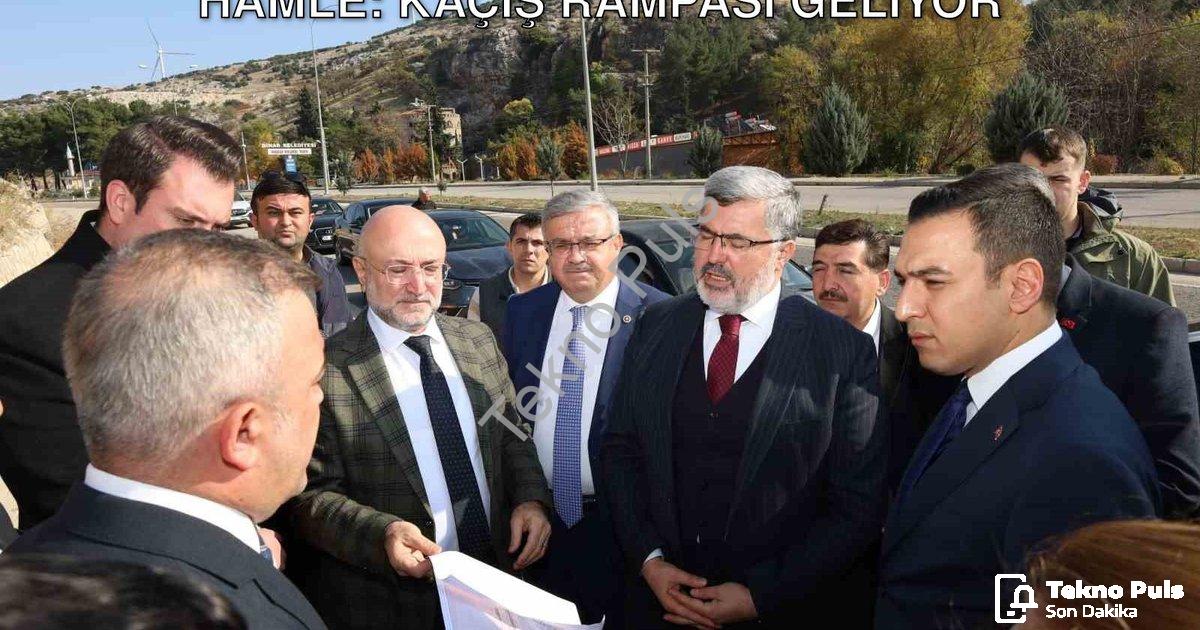 "Dinar'da Trafik Güvenliği İçin Kritik Hamle: Kaçış Rampası Geliyor" başlıklı haber için fotorealist