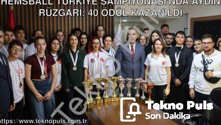 Hemsball Türkiye Şampiyonası’nda Aydın Rüzgarı: 40 Ödül Kazanıldı