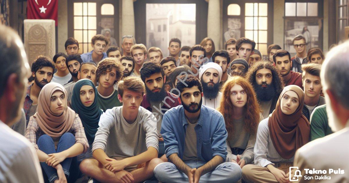 "Kütahya'da Anlamlı Etkinlik: Müftü İrfan Açık Gençlerle Buluştu" başlıklı haber için fotorealistik,