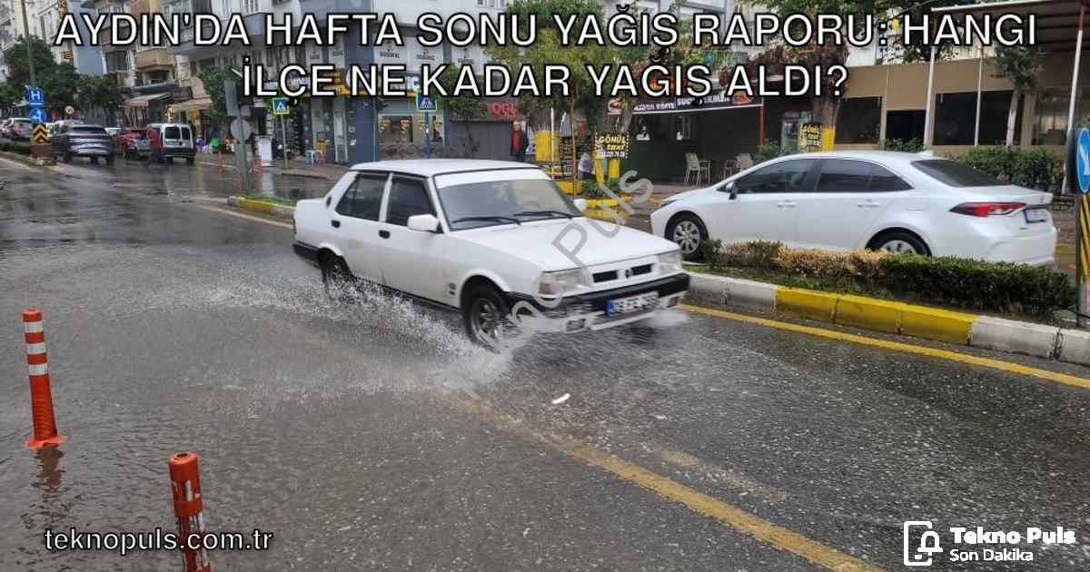 "Aydın'da Hafta Sonu Yağış Raporu: Hangi İlçe Ne Kadar Yağış Aldı?" başlıklı haber için fotorealisti