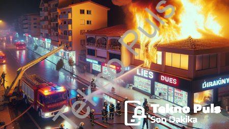 Aydın’da Korkutan İş Yeri Yangını: Komşuların Dikkati Faciayı Önledi