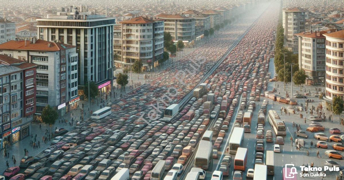 "Kütahya'da Tarihi Eşik Aşıldı: Araç Sayısı Merkez Nüfusunu Geride Bıraktı" başlıklı haber için foto