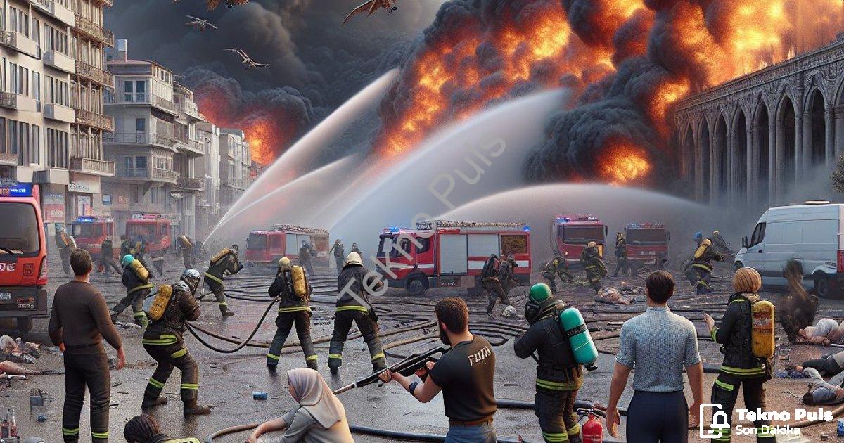 "Aydın Efeler'de Korkutan Yangın: Vatandaşların Dikkati Faciayı Önledi" başlıklı haber için fotoreal