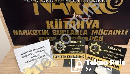 Kütahya’da Huzur Operasyonu: 38 Kişi Yakalandı, 22’si Tutuklandı