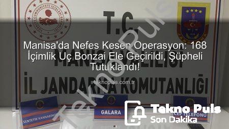 Manisa’da Nefes Kesen Operasyon: 168 İçimlik Uç Bonzai Ele Geçirildi, Şüpheli Tutuklandı!