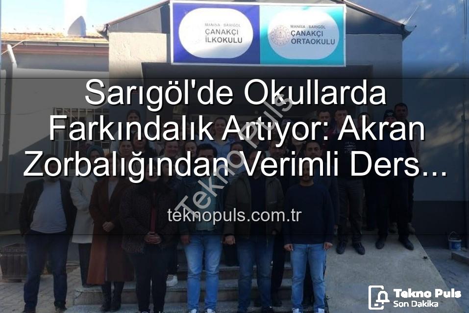 farkındalık eğitimleri - Sarıgöl'de Okullarda Farkındalık Artıyor: Akran Zorbalığından Verimli Ders Çalışmaya Geniş Kapsamlı Eğitimler