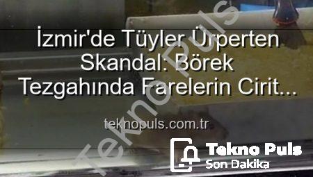 İzmir’de Tüyler Ürperten Skandal: Börek Tezgahında Farelerin Cirit Attığı Anlar Kameralara Yansıdı!