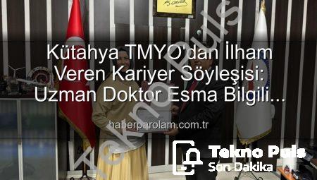 Sağlık Bakanlığı Uzmanı Dr. Esma Bilgili’den TMYO Öğrencilerine Kariyer ve Kişisel Gelişim Söyleşisi