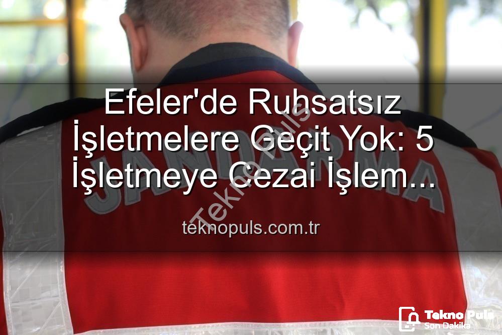 ruhsaltsız işletme - Efeler'de Ruhsatsız İşletmelere Geçit Yok: 5 İşletmeye Cezai İşlem Uygulandı